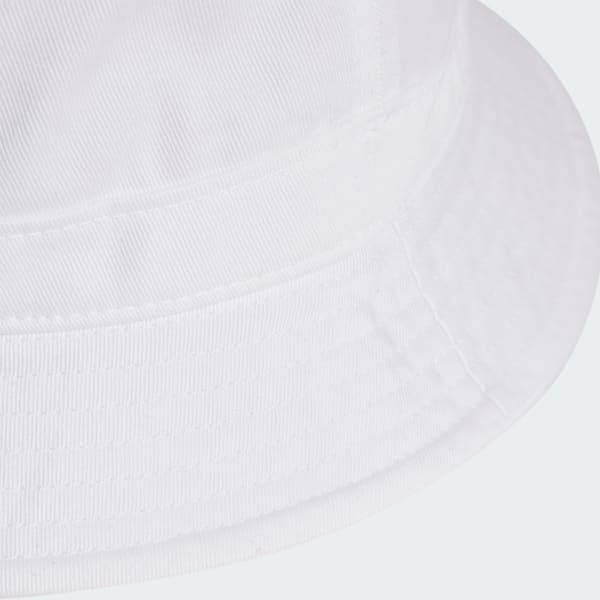 White 아디컬러 트레포일 버킷 햇