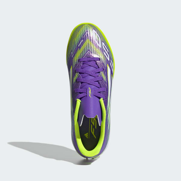 Violeta Calzado de Fútbol F50 League Césped Artificial Niños