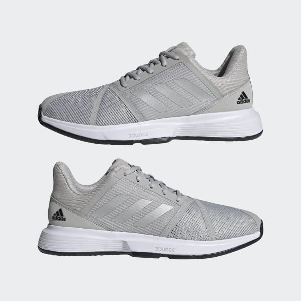 Grey adidas bounce Clearance