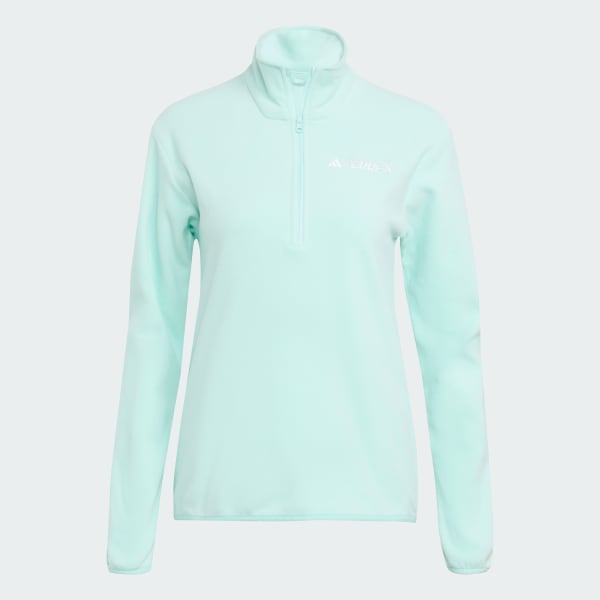 Turquoise Multi Essentials 1/2 Zip Fleece Jacket