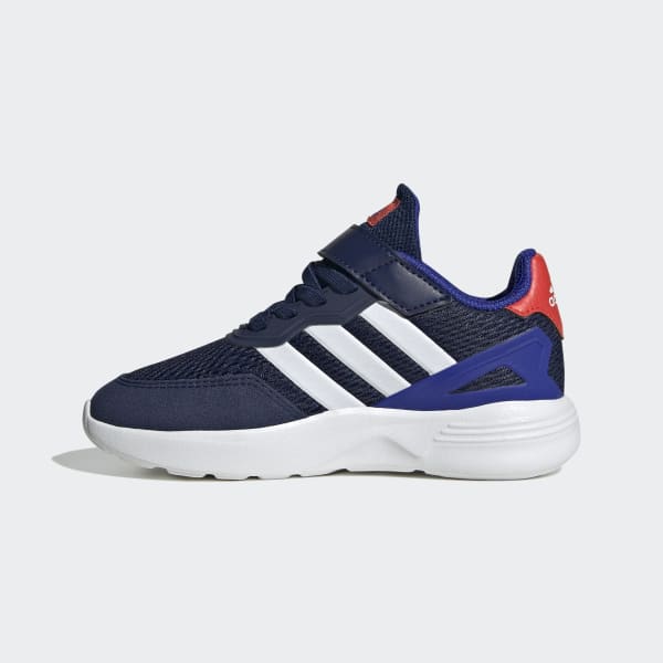 adidas Nebzed Lifestyle Running Elastic Lace Top Strap Schuh Blau