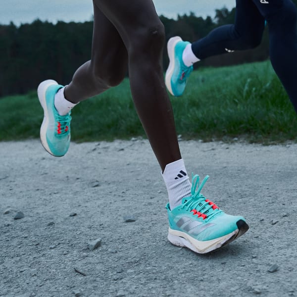Turquoise Chaussure Adizero Boston 12