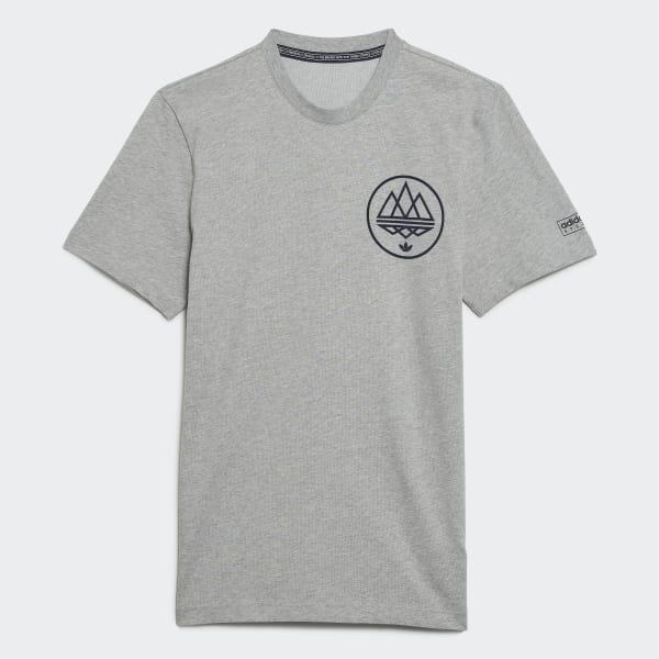 Grau Mod Trefoil T-Shirt BZ493MTT