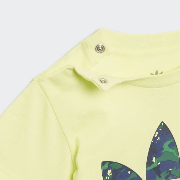 adidas Camo Print Graphic Tee - Yellow | H20310 | adidas US