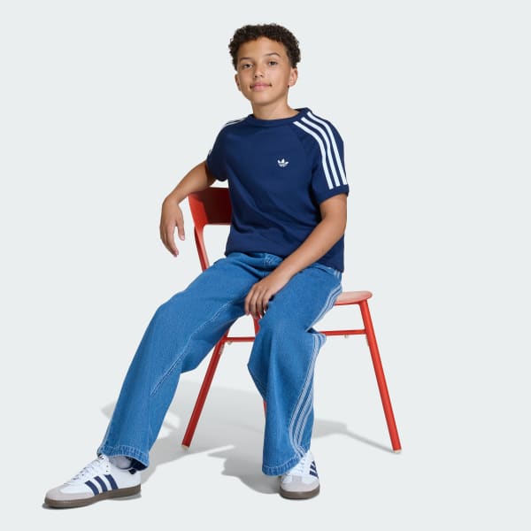 Blue FIREBIRD DENIM TRACK PANTS