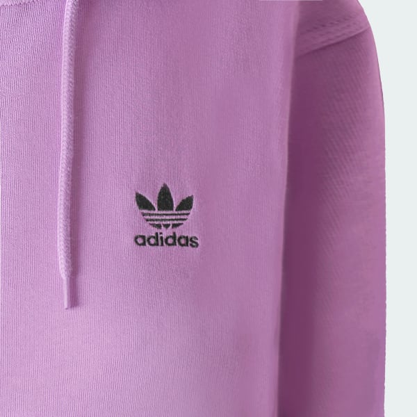 Roxo Moletom Capuz Trefoil Essentials
