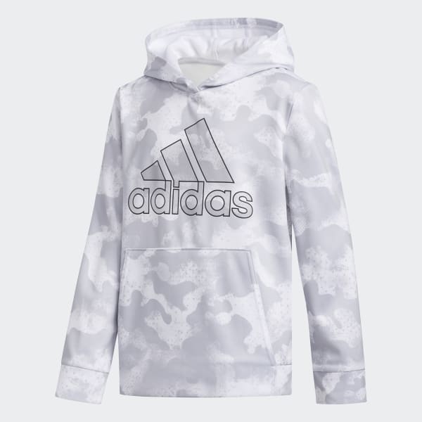 white adidas pullover