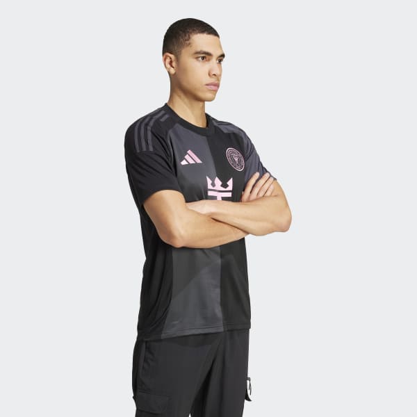 Tシャツ・カットソー [Adidas] Inter Miami CF MLS Lionel Messi 25-26 Away Jersey adidas Inter Miami CF 25/26 Messi Away Jersey - Black | Free