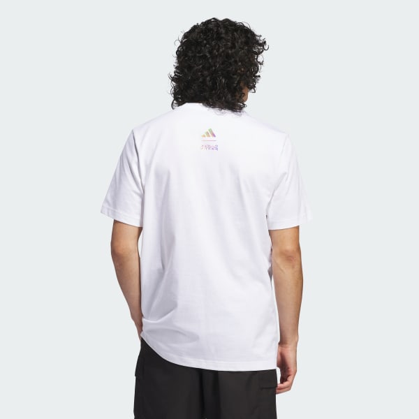 สีขาว เสื้อยืดพิมพ์ลาย Pride
