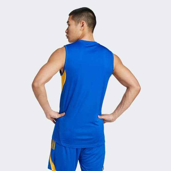 Azul Playera de entrenamiento sin mangas Tigres UANL Tiro 25 Competition