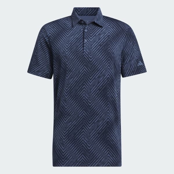 Blue Ultimate365 Allover Print Polo Shirt