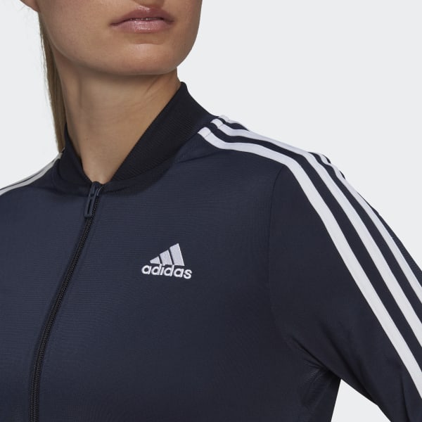 modrá Tepláková súprava Essentials 3-Stripes