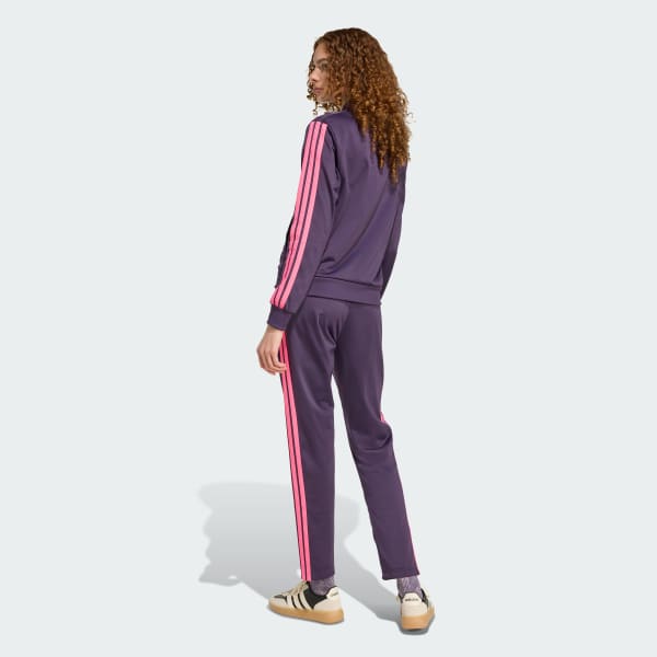 Roxo Agasalho Essentials 3-Stripes