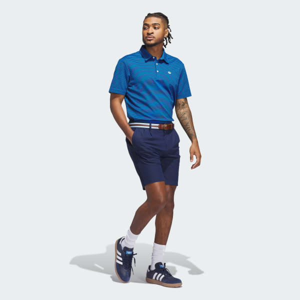 Bleu Polo piqué rayé Originals