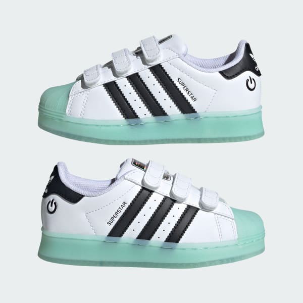 Chaussure fermeture confortable Superstar LED Lights Enfants Blanc adidas adidas France