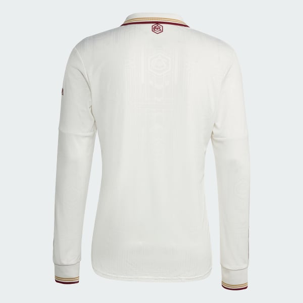 adidas Arsenal 25/26 Long Sleeve Third Jersey - White | Free