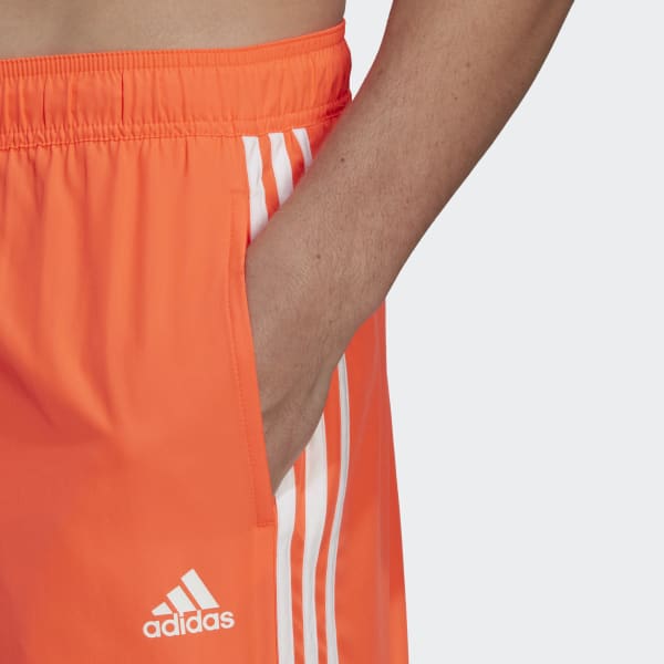 cervená Plavecké šortky Classic 3-Stripes AT917