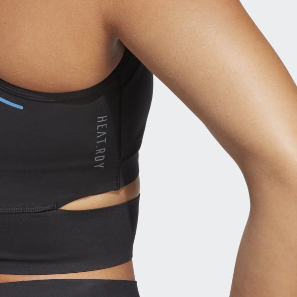 Black Tailored HIIT HEAT.RDY Crop Training Tank Top