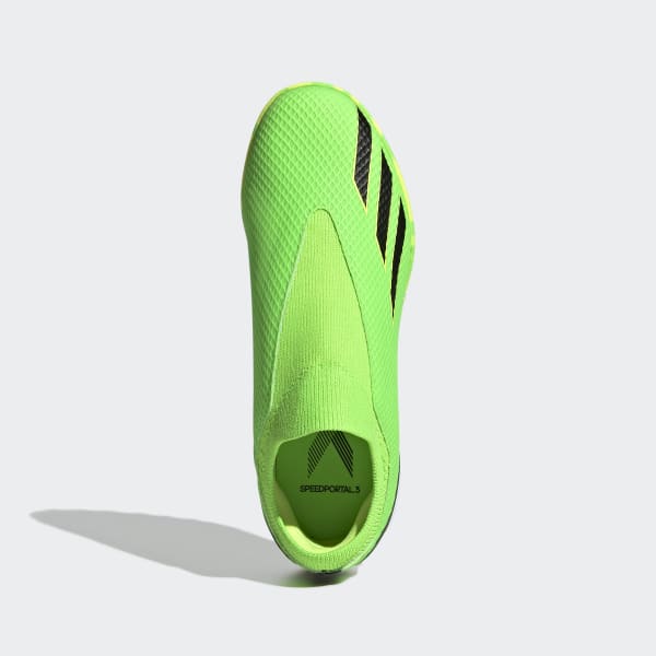Verde Zapatos de fútbol X Speedportal.3 Terreno Firme sin cordones LVG62