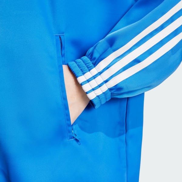 Adidas satin track jacket discount