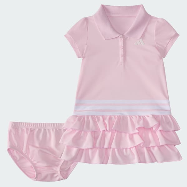 ● ADIDAS ● Polo Dress - Pink Amazon.com: adidas Girls' Baby Short Sleeve Polo Dress, Pink