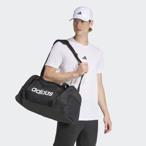 adidas Linear Duffel Medium - Black | adidas India