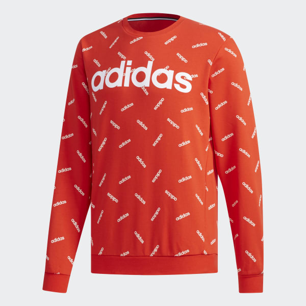 adidas Graphic Sweatshirt - Red | adidas US