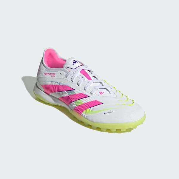 Blanco Zapatos de Fútbol Predator Pro Pasto Sintético