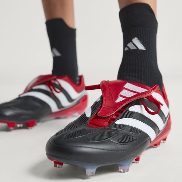 adidas Predator Precision Firm Ground Cleats - Black | Free