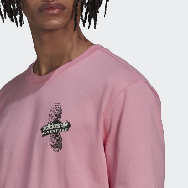 Pink adidas Adventure Trail T-Shirt DM516