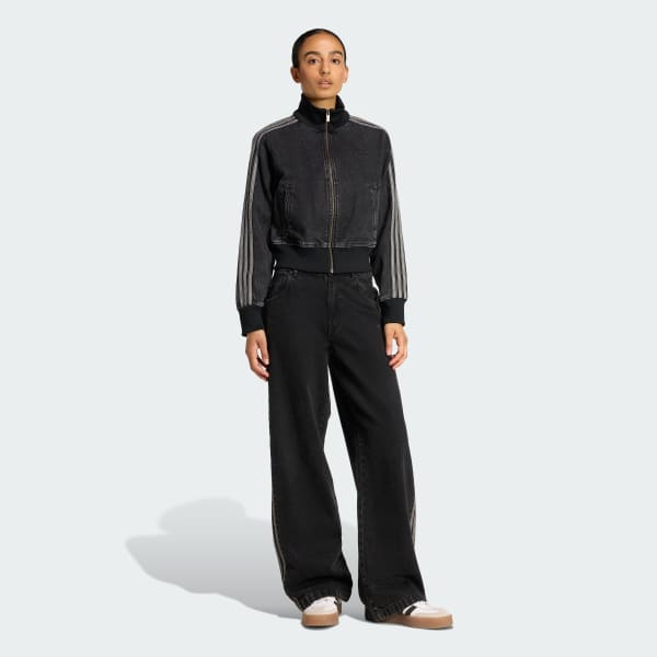 Schwarz FIREBIRD TRACK TOP AUS DENIM