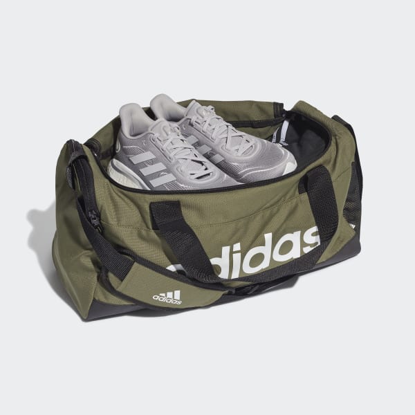 adidas Essentials Logo Duffel Bag Extra Small - Green | adidas