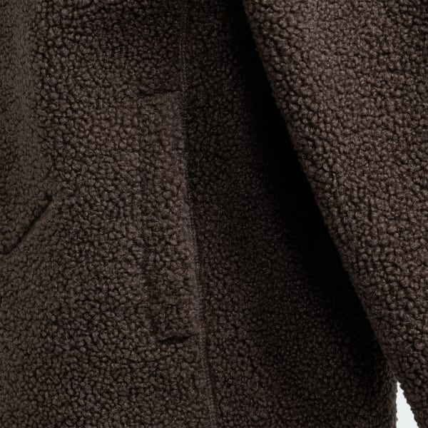 Brown TERREX XPLORIC 하이 파일 플리스 재킷