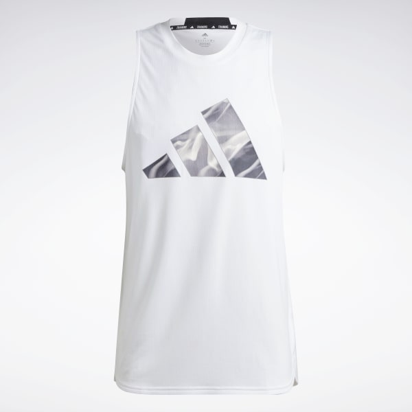 White Designed for Movement HIIT Training Tank Top