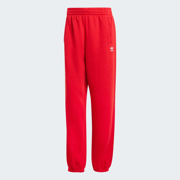 Red adida joggers hot sale
