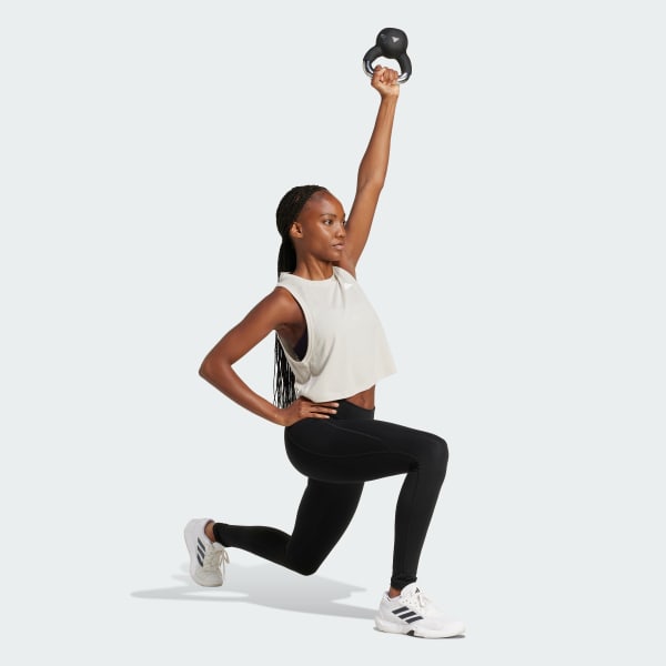 Beige Esqueleto Train Essentials Boxy Workout