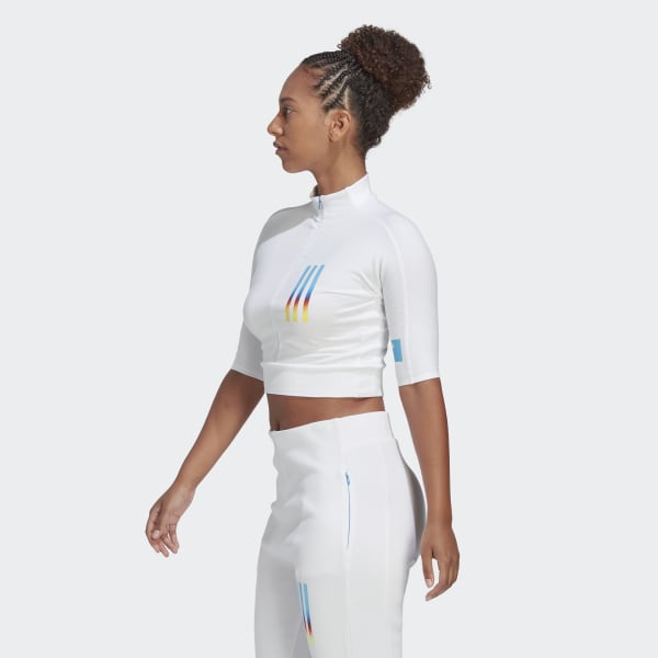 Blanco Remera Mission Victory Ajuste Ceñido