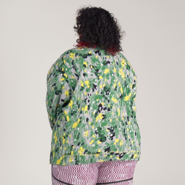 biela Mikina adidas by Stella McCartney Floral Print (plus size) UP168