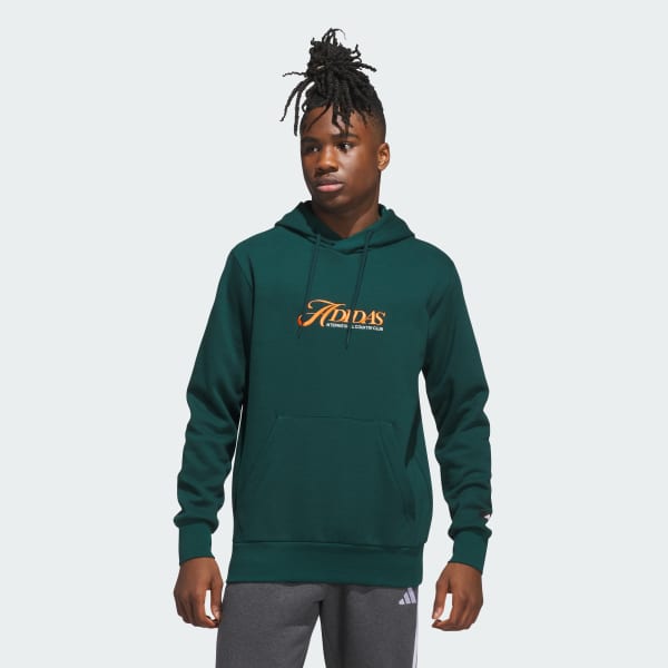adidas Country Club Graphic Hoodie - Green | Free Shipping
