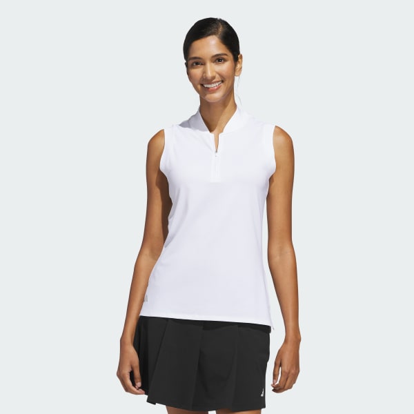 Wit Ultimate365 Polo met Rits