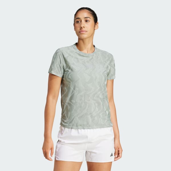 Green Ultimate Running Engineered Tee CLIMACOOL+