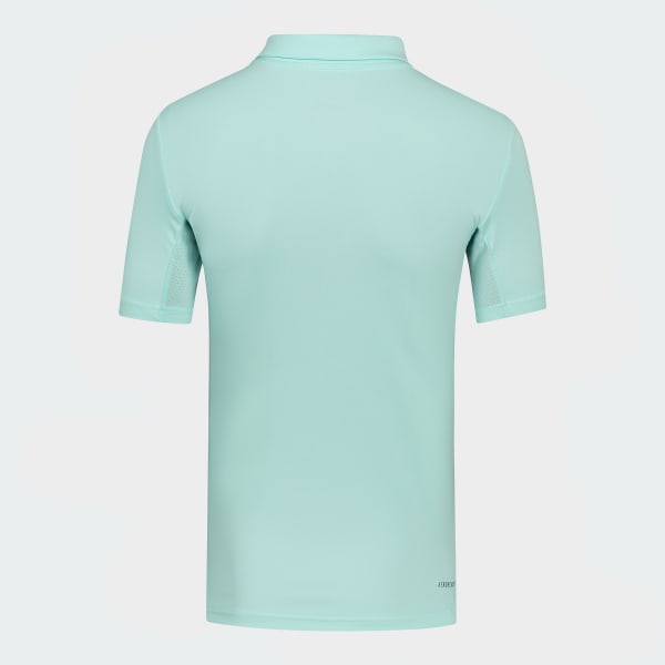 Turquesa Playera Polo Club de Tenis 3 Franjas