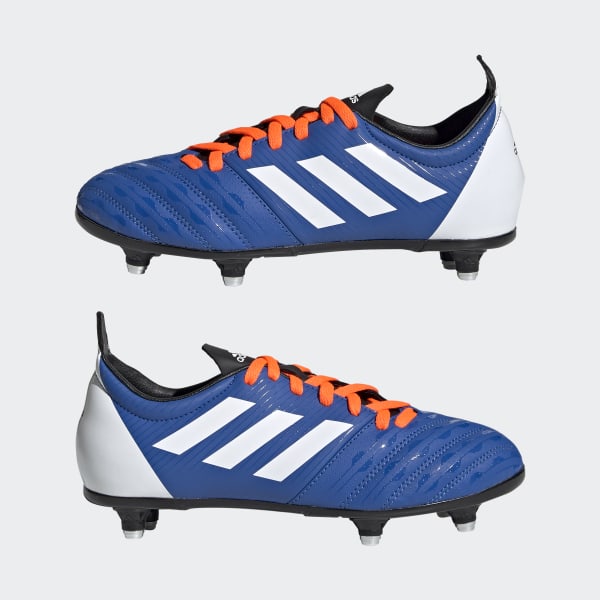 adidas Malice Junior Soft Ground Boots Blue adidas New Zealand