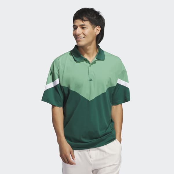Adidas 360 print polo shirt new arrivals