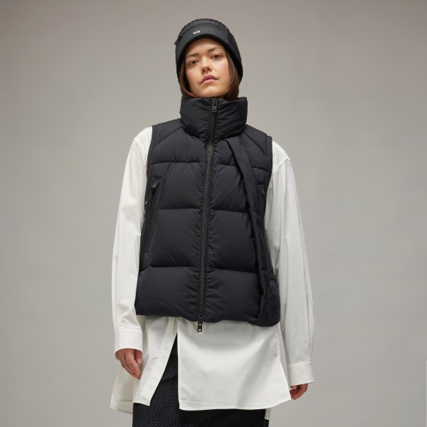 Black Y-3 Puffer Vest