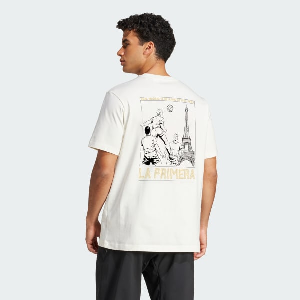 White Real Madrid Heavy Cotton Tee