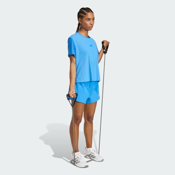 ブルー 3D クーリング インテンシティ 半袖Tシャツ