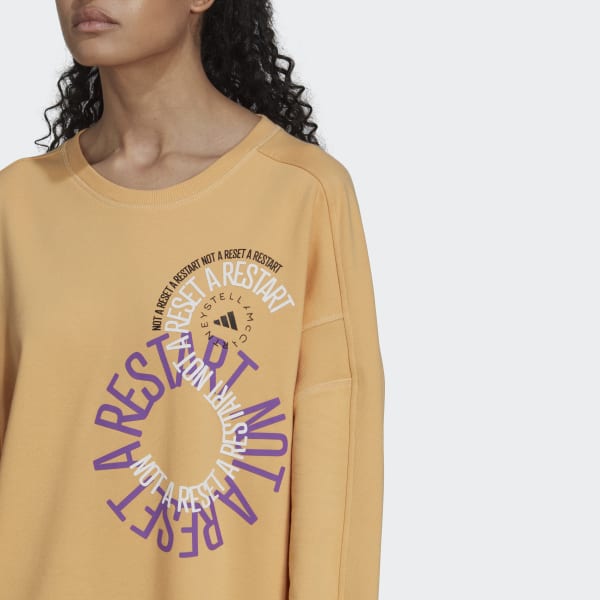 Gul adidas by Stella McCartney Sportswear kønsneutral sweatshirt BWC65
