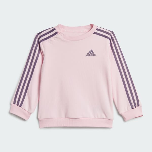 Ροζ Essentials 3-Stripes Jogger Set Kids