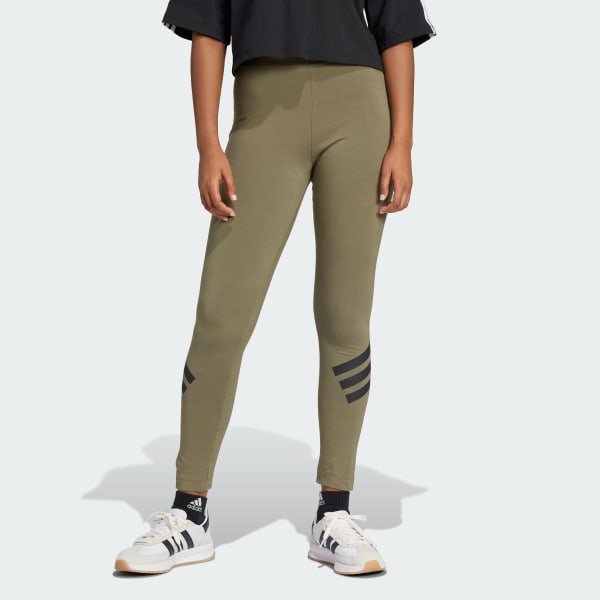 Verde Leggings Future Icons 3-Stripes